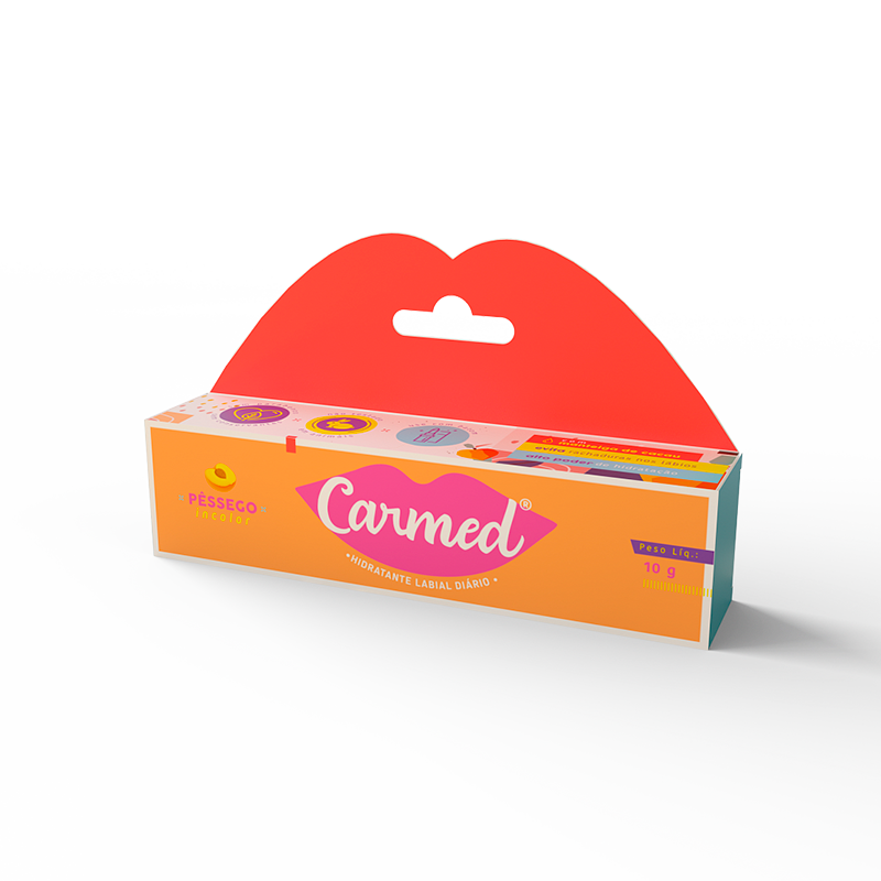 Carmed Hidratante Labial Pêssego 10g