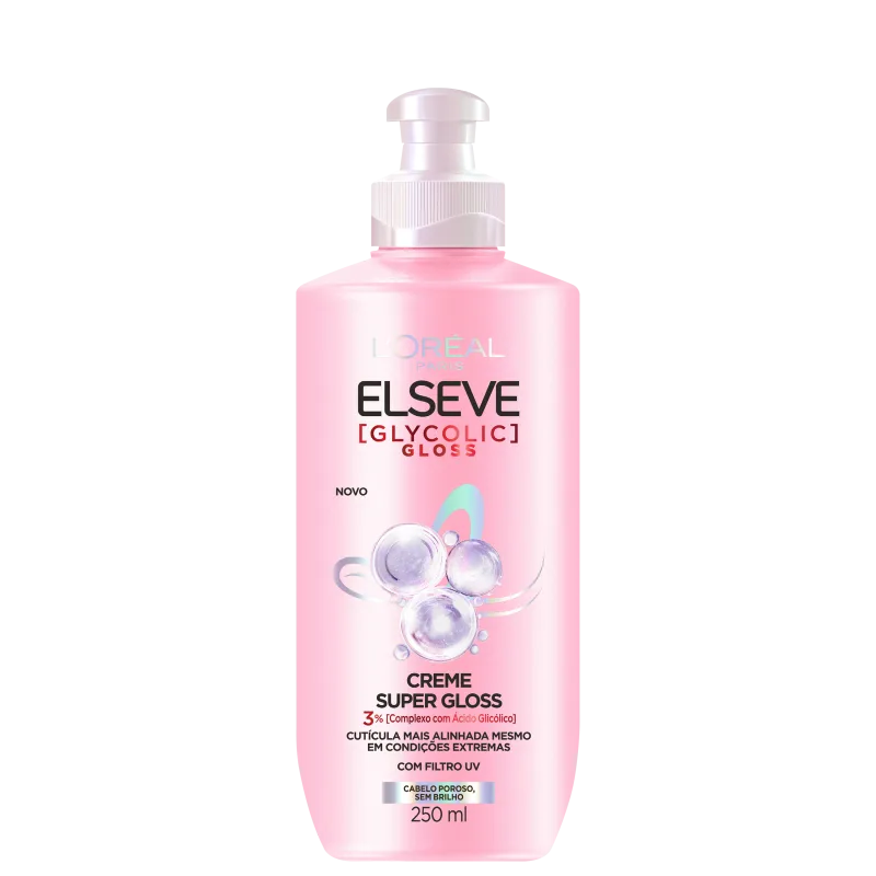 Elseve L’Oréal Paris Glycolic Gloss - Creme para Pentear 250ml
