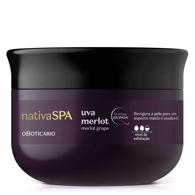 Esfoliante Corporal Nativa Spa Uva Merlot - 200g