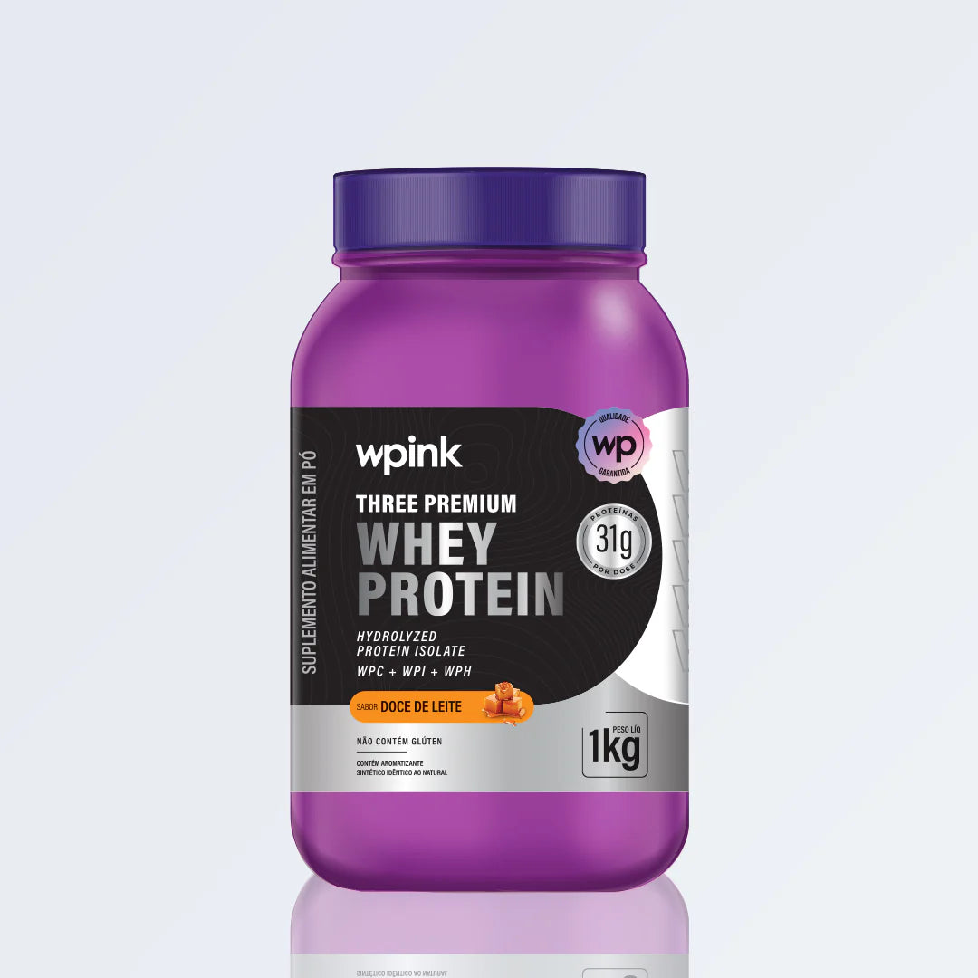 Three Premium Whey Protein Doce de Leite WP - 1kg
