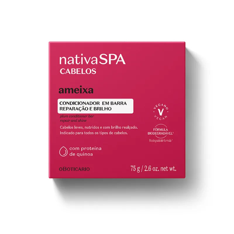 Condicionador em Barra Nativa SPA Ameixa 75g