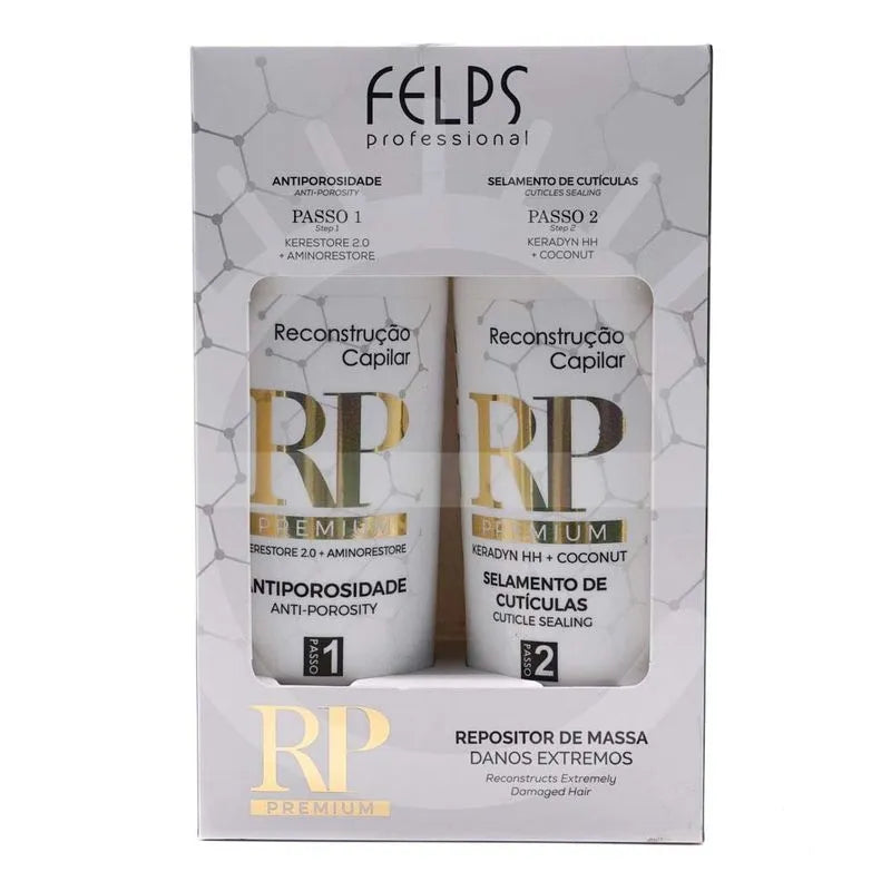 Felps Color Premium Reconstruction Kit Anti-Porosity + Cuticle Sealing Kit