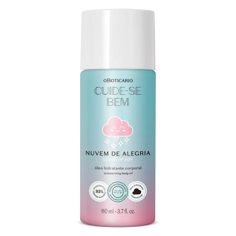 Óleo Hidratante Corporal Cuide-se Bem Nuvem de Alegria - 110ml