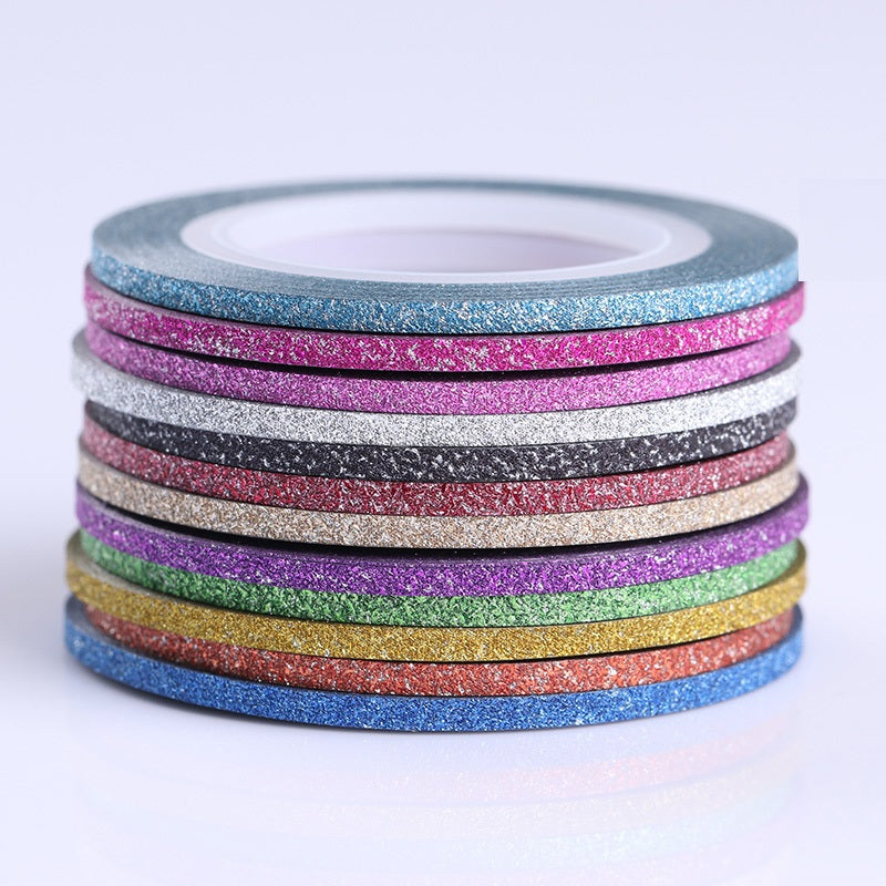 Glitter Nail Clip 3mm