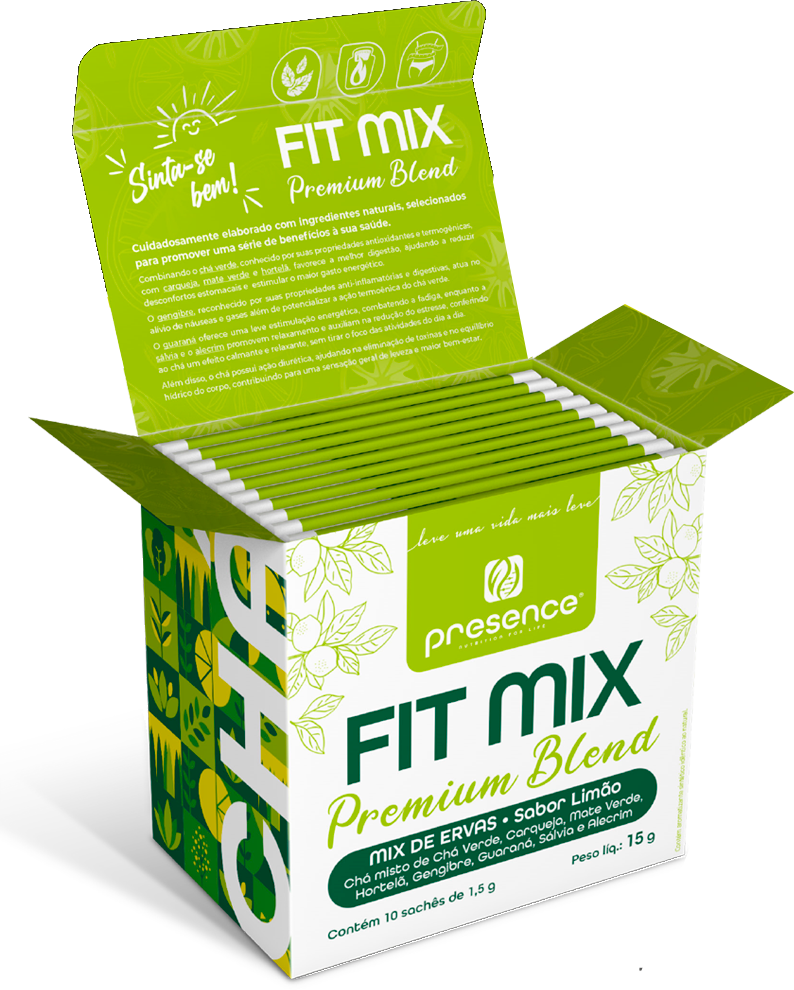 Fit Mix Herbal Tea Blend 10 Lemon Tea Bags