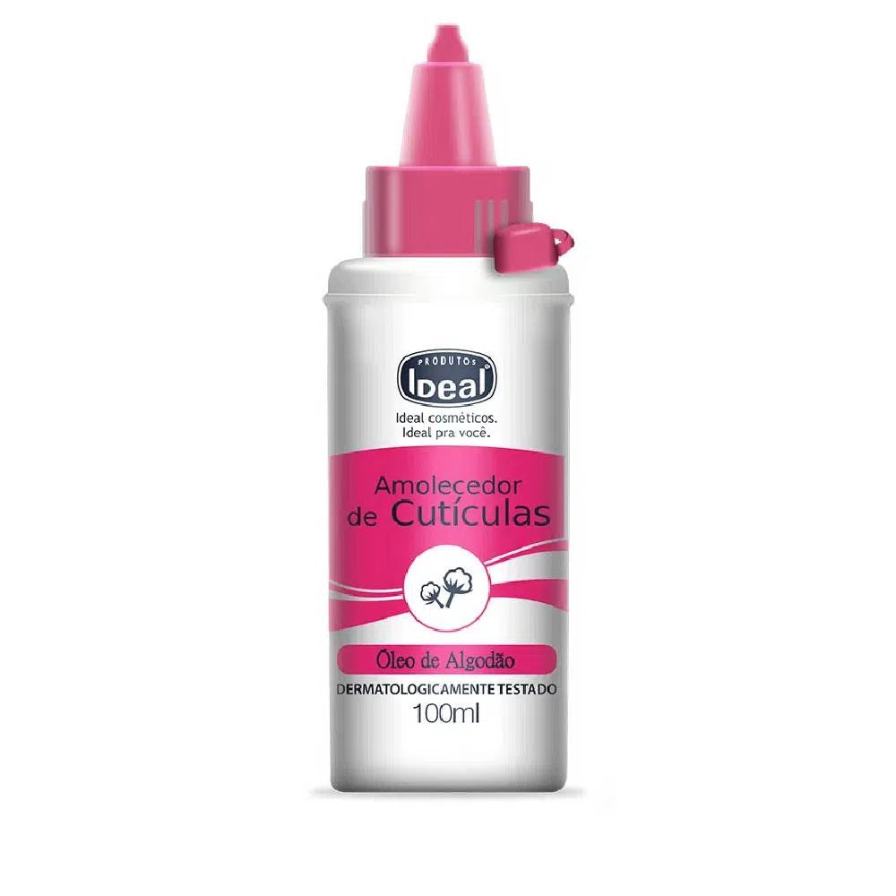 Amolecedor De Cutículas Óleo De Algodão 100ml - Ideal