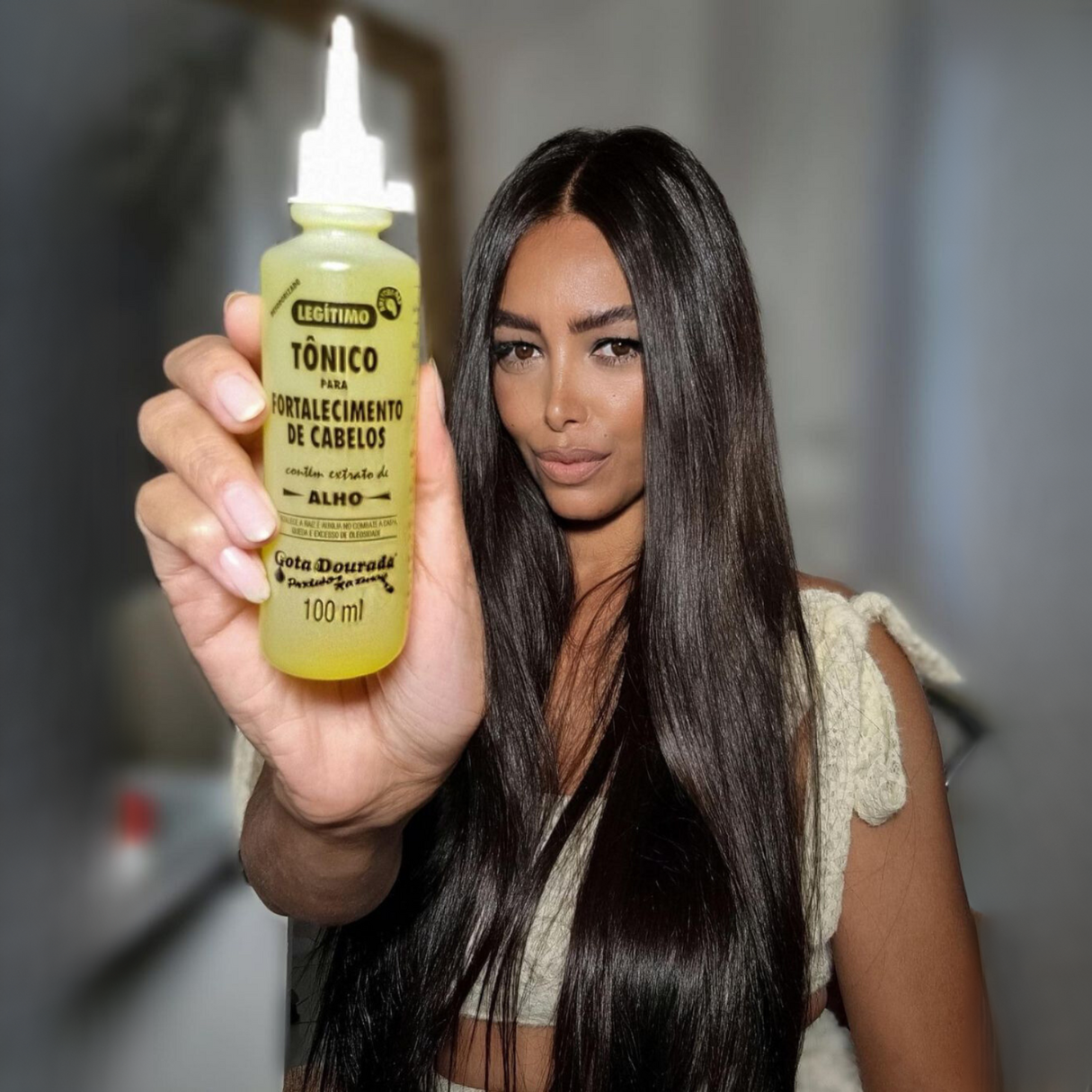 Gota Dourada Garlic Tonic for Hair Strengthening - 100ml