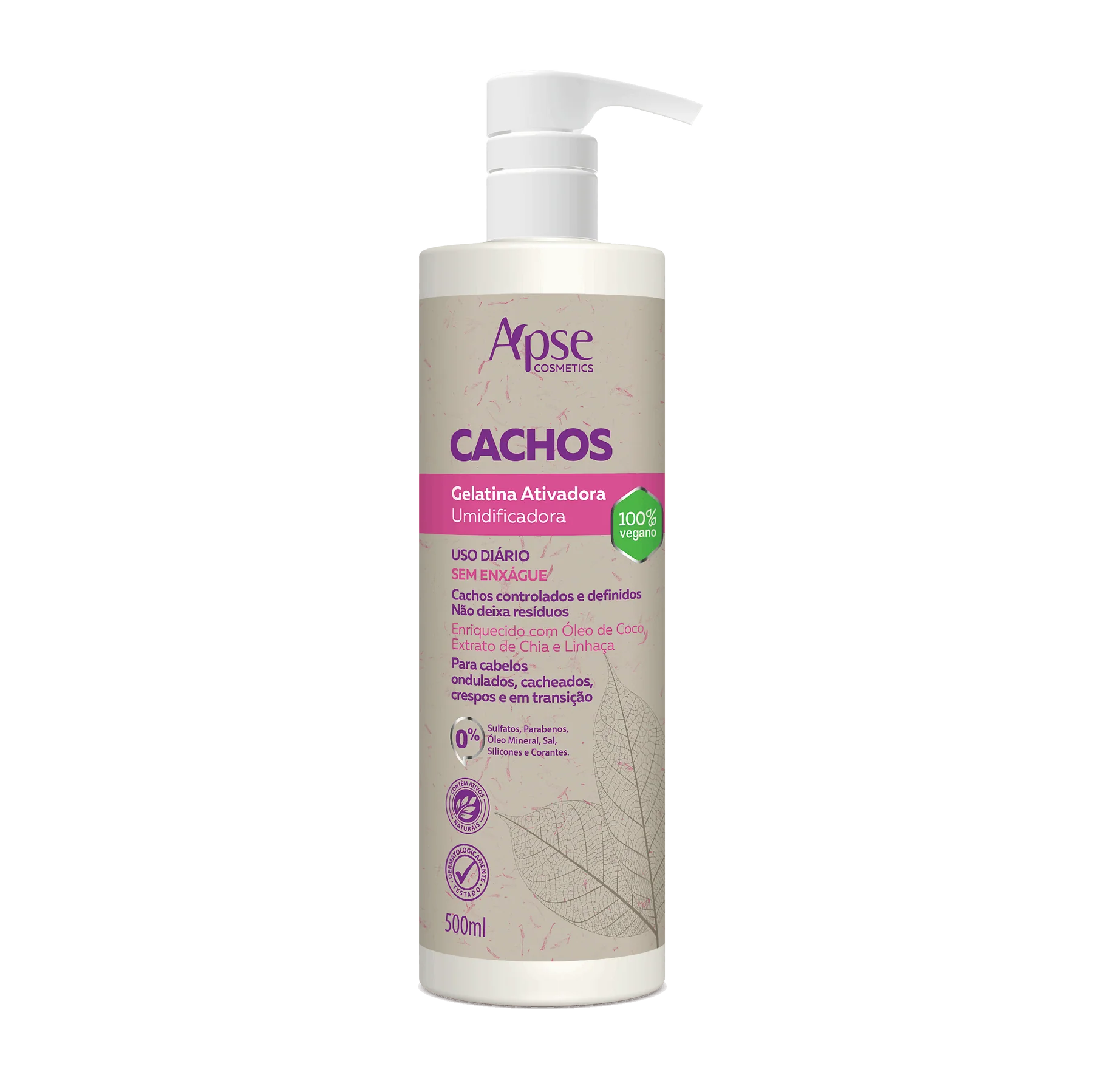 Activator and Moisturizing Curls Gelatin 500ml - Low Poo/No Poo - Conditioning Action