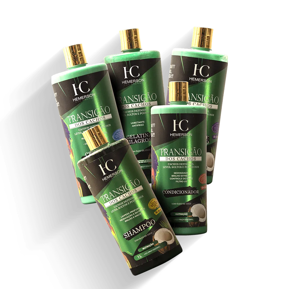 HC Transição dos Cachos Complete Kit 1 Litro cada