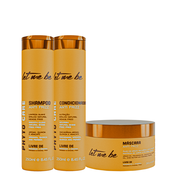 Kit Phyto Care Home Care Pós Química | Shampoo + Condicionador + Máscara - 240ml