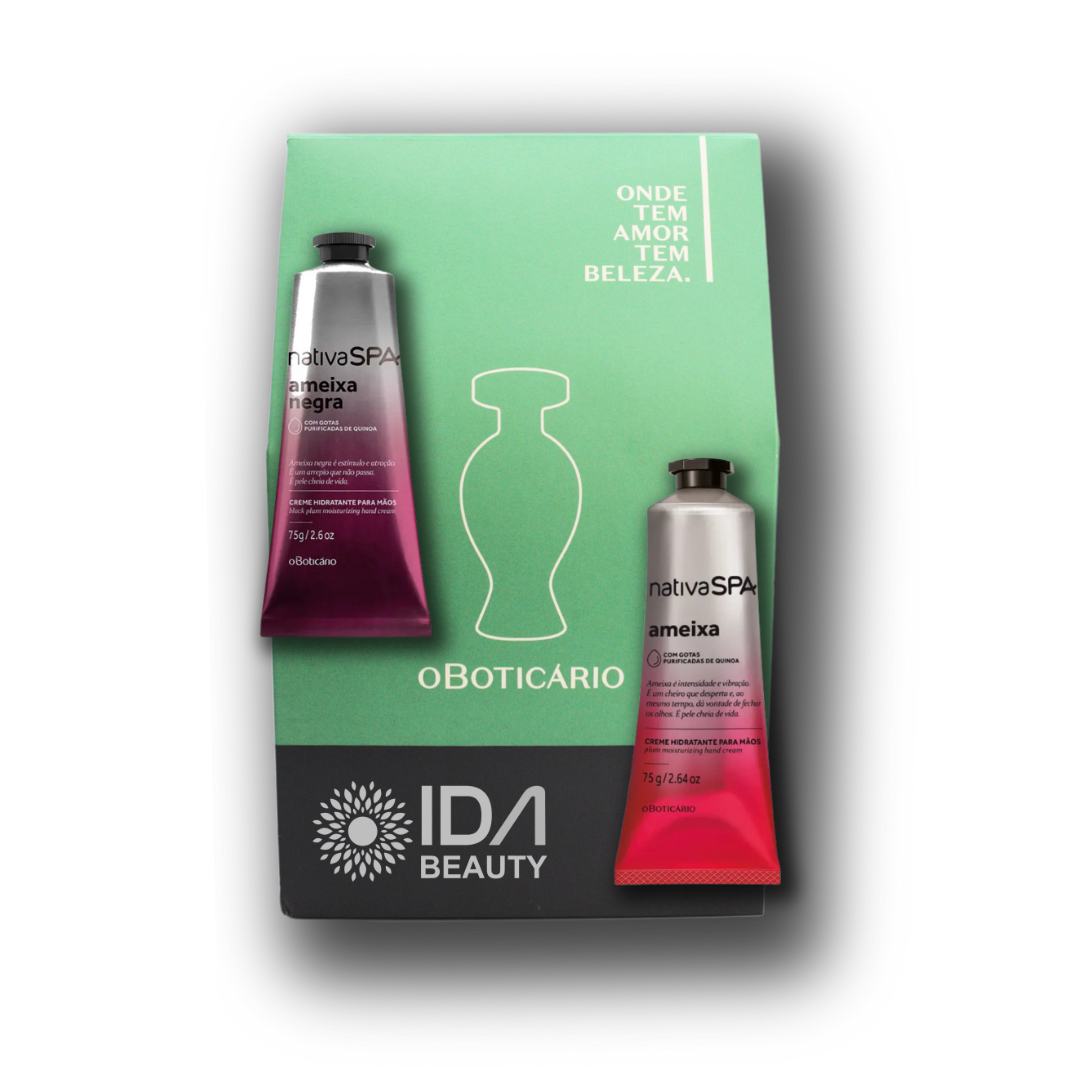 Kit NSPA Creme Mãos Ameixa e Ameixa Negra