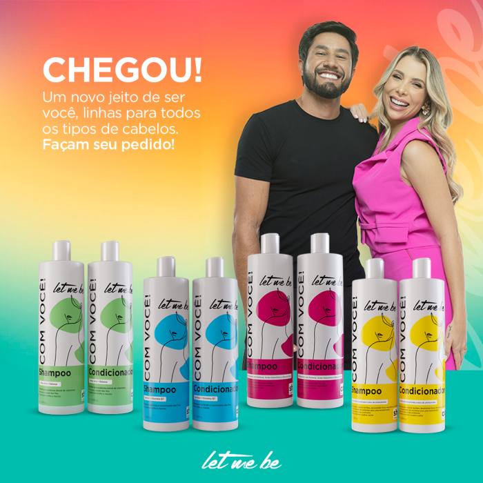 Kit Shampoo + Condicionador Biotina - Com Você - 1L