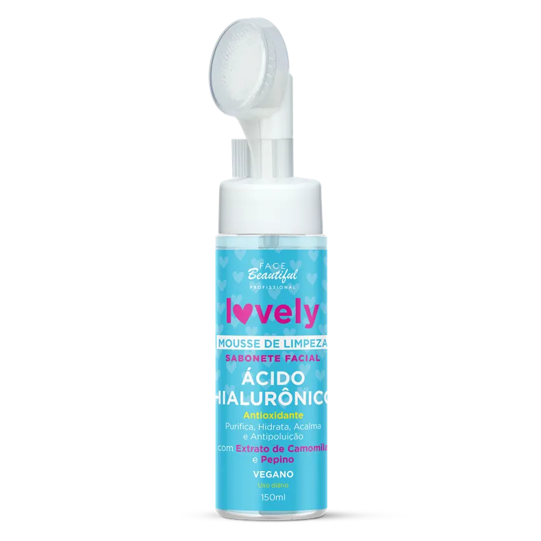 Mousse de Limpeza Ácido Hialurônico Face Beautiful 150ml