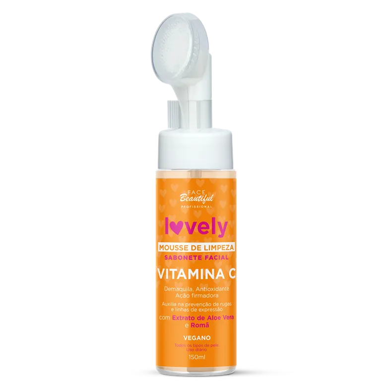 Mousse de Limpeza Vitamina C Face Beautiful 150ml