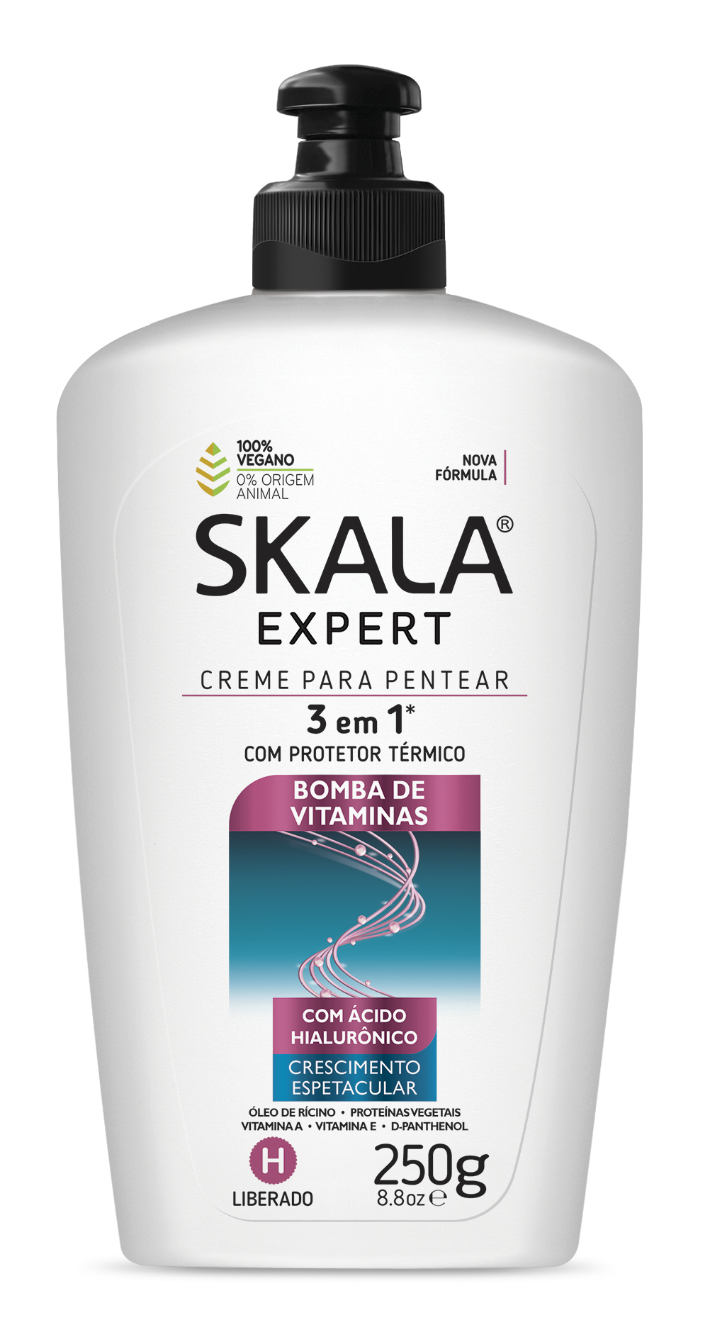 CREME PARA PENTEAR 3 EM 1 BOMBA DE VITAMINAS 250g