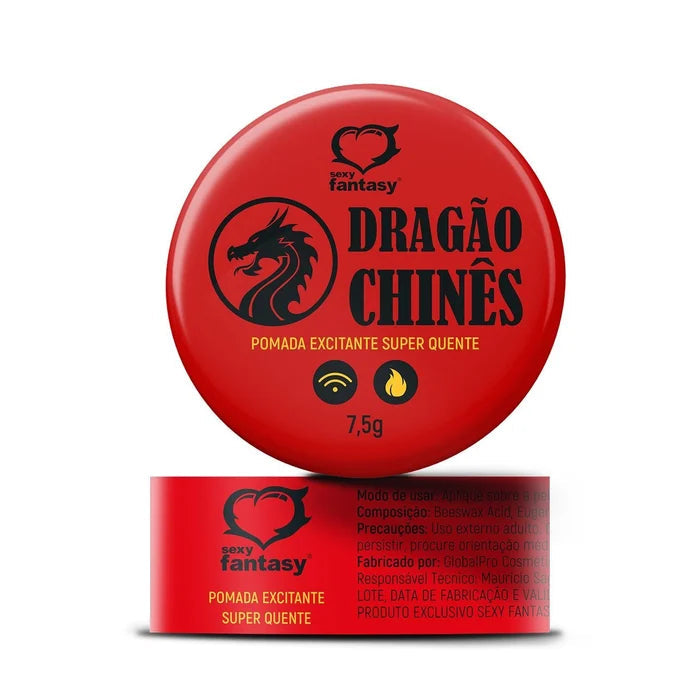 Pomada Dragão Chinês Gel Excitante Super Quente - 7,5g