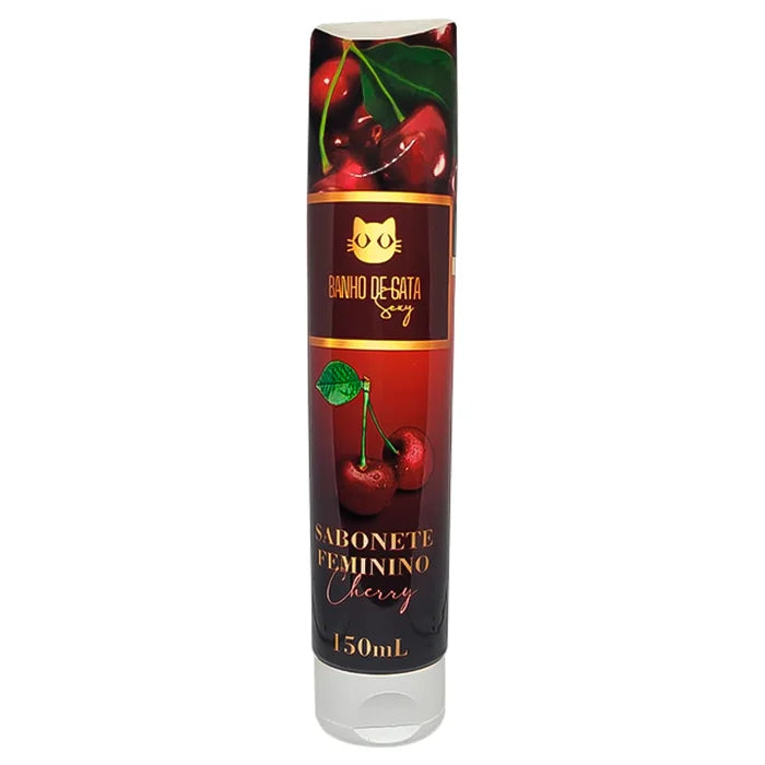SABONETE FEMININO 150ML BANHO DE GATA CHERRY