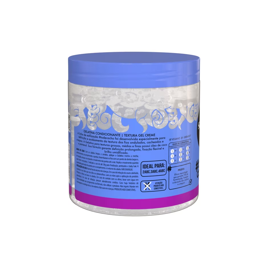 Gelatina #todecacho Super Definição Hidratante - 550g