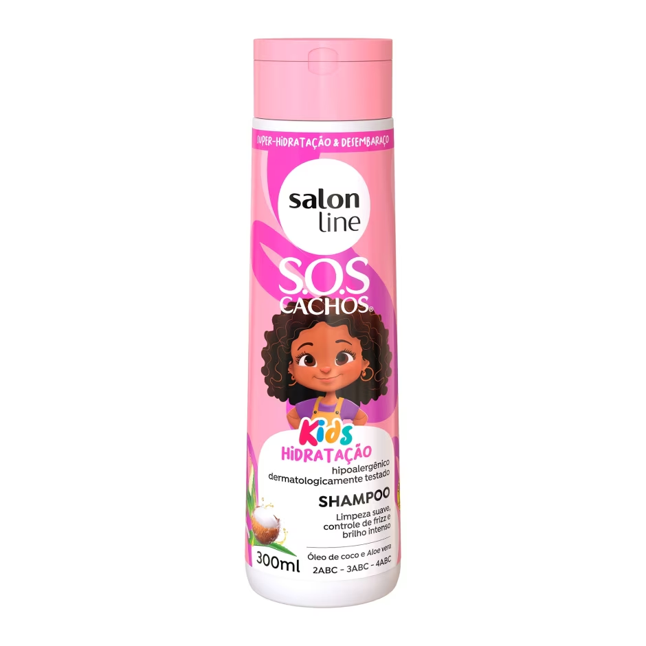 SOS Cachos Kids Hidratação Shampoo Salon Line - 300ml