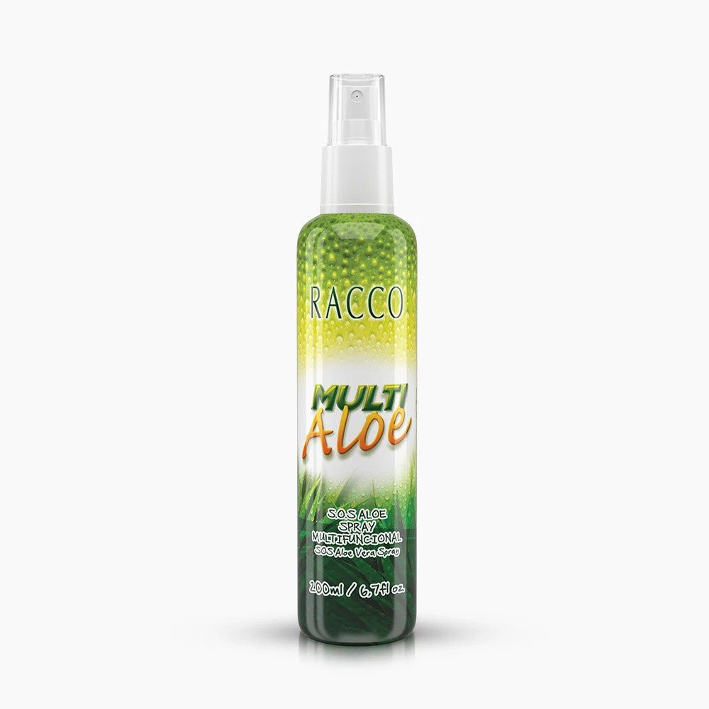 Sos Aloe Vera Spray Multifuncional Racco 200 Ml Tipo de embalagem Spray Fragrância Sem Cheiro