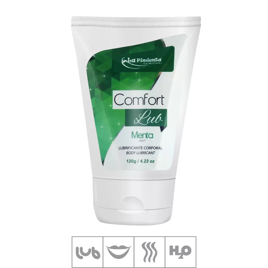 LUBRIFICANTE BEIJÁVEL COMFORT LUB 120G - MENTA