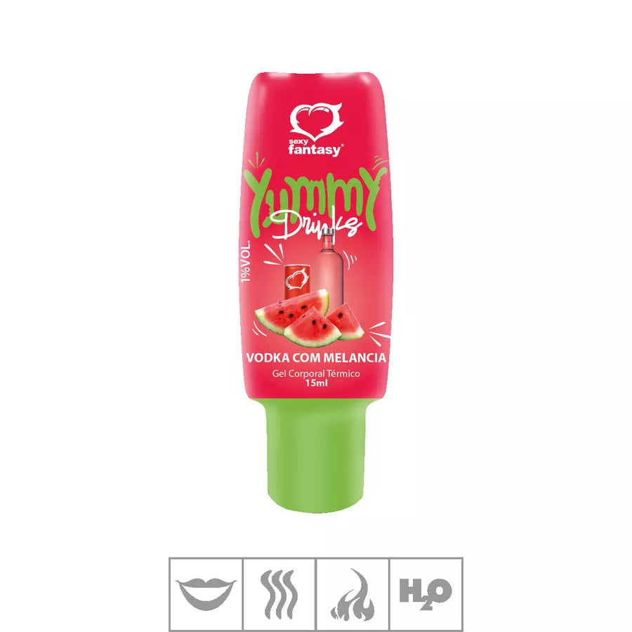 Gel Comestível Yummy Drinks Hot 15ml