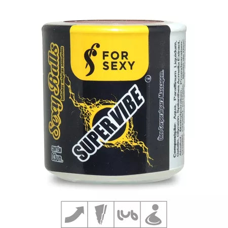 BOLINHA FUNCIONAL SEXY BALLS 3UN ST733  SUPER VIBE 