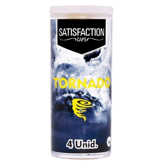 TORNADO BOLINHA COM ÓLEO CORPORAL 4 UNIDADES – SATISFACTION CAPS