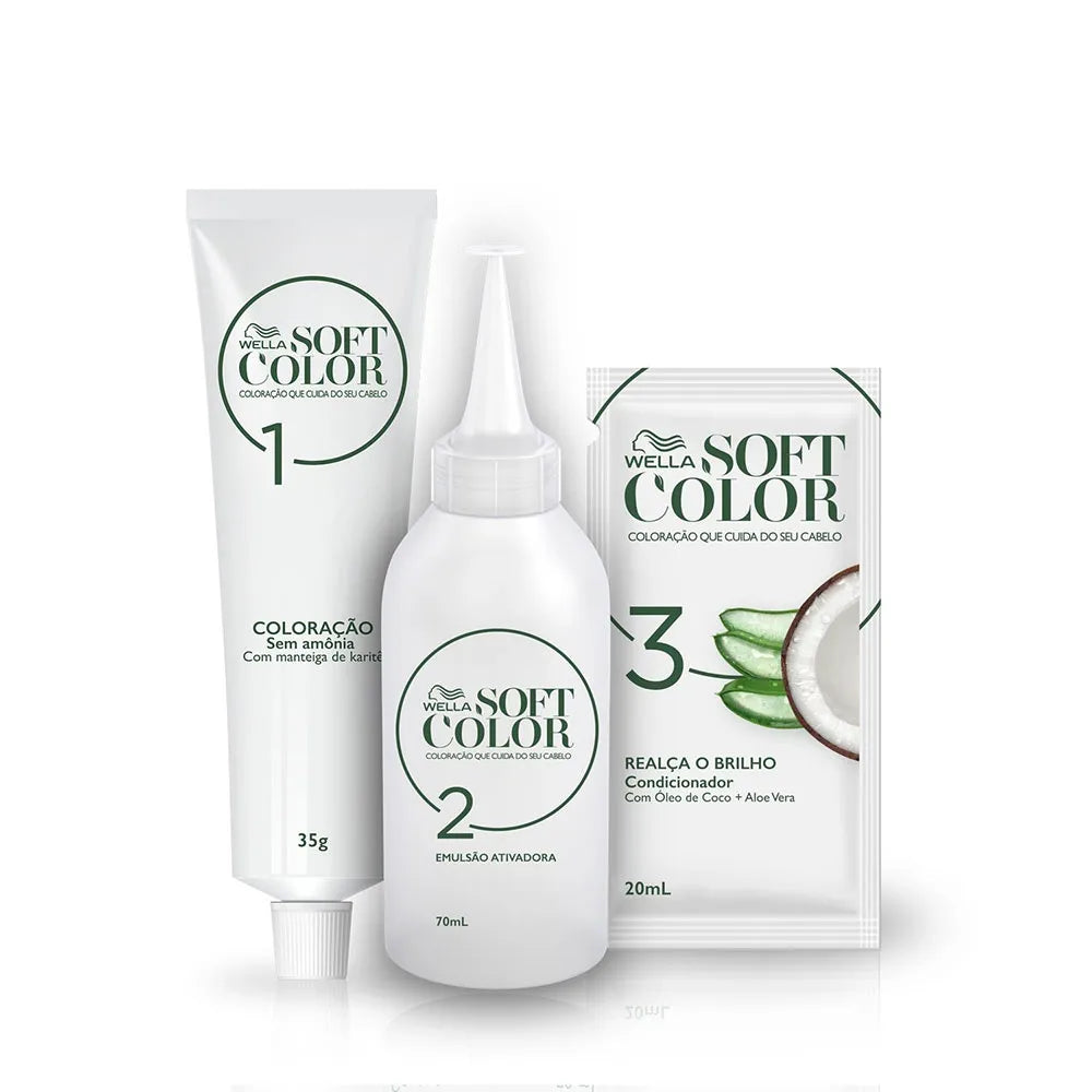 Kit Tintura Soft Color Preto 20 Soft Color
