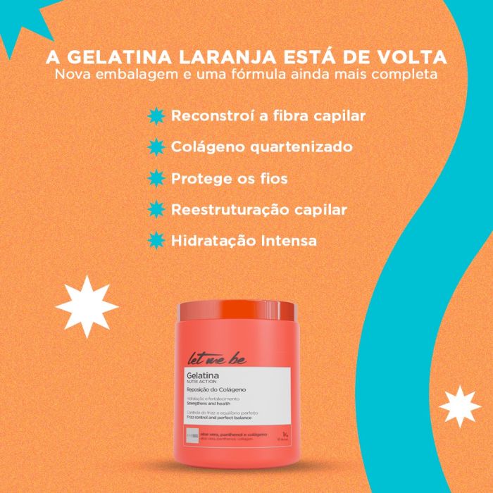 Gelatina Nutri Action Reposição do Colágeno - 1KG