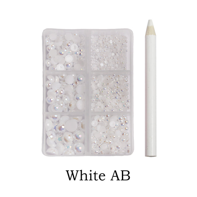 White Stone Kit - Box of 6 sizes