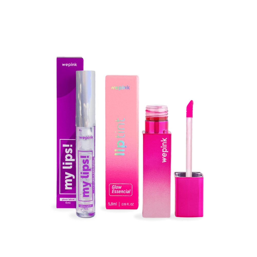 Kit Wepink Gloss My Lips + Lip Tint Glow Essencial