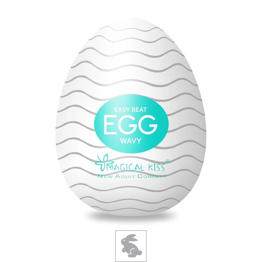 Magical Kiss Egg Masturbator - Wavy