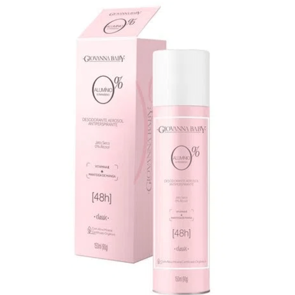 Giovanna Baby Aerosol Deodorant 0% Aluminum Classic 150ml