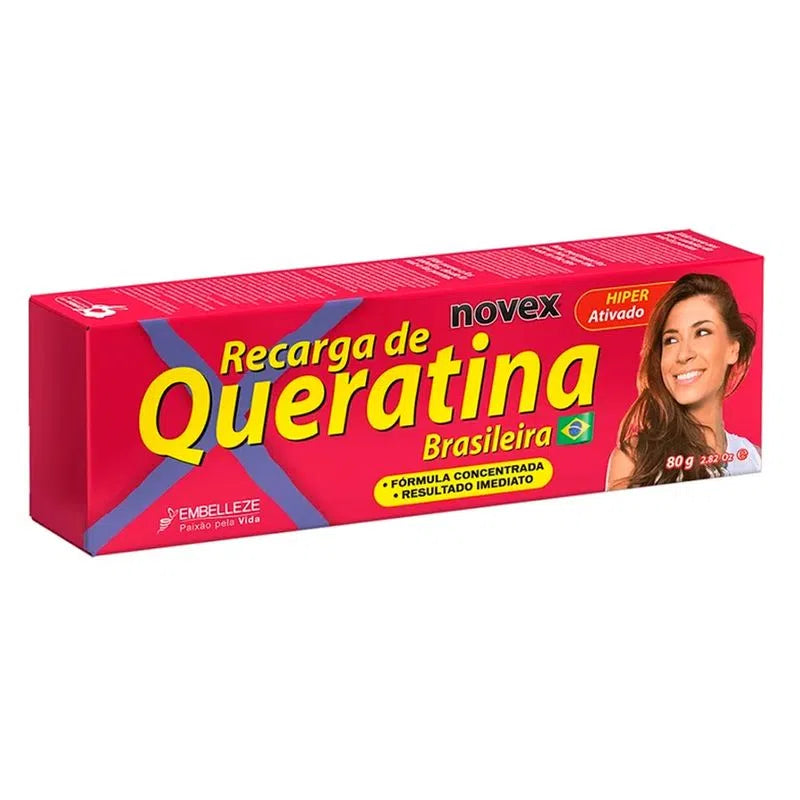 Novex Brazilian Keratin Recarga Reconstructor Treatment 80G