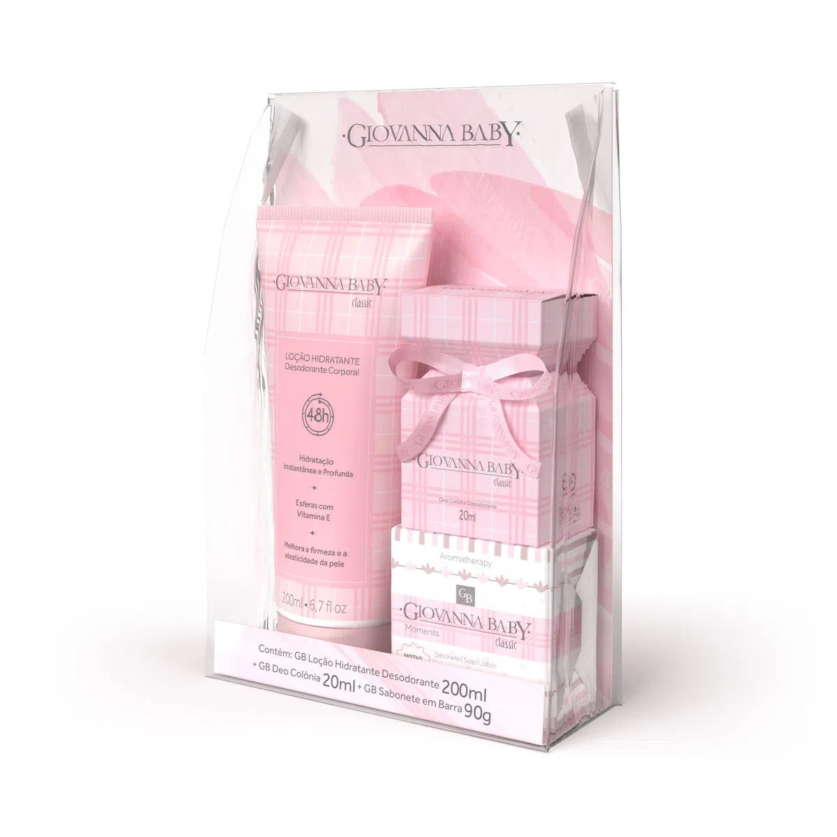 Kit Giovanna Baby Classic Colônia+ Hidratante e Sabonete
