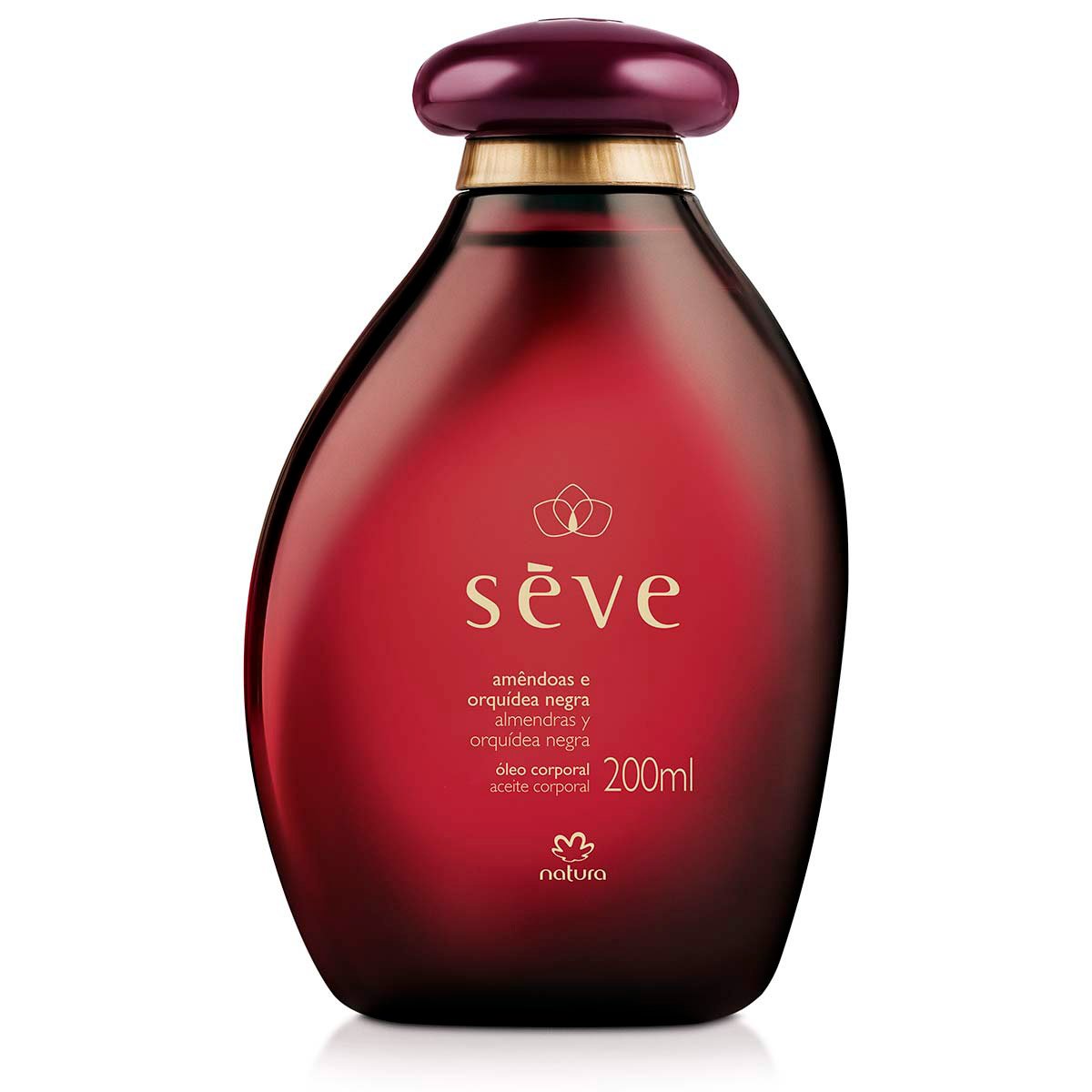 Óleo Desodorante Corporal Amêndoas e Orquídea Negra Natura Sève 200ml