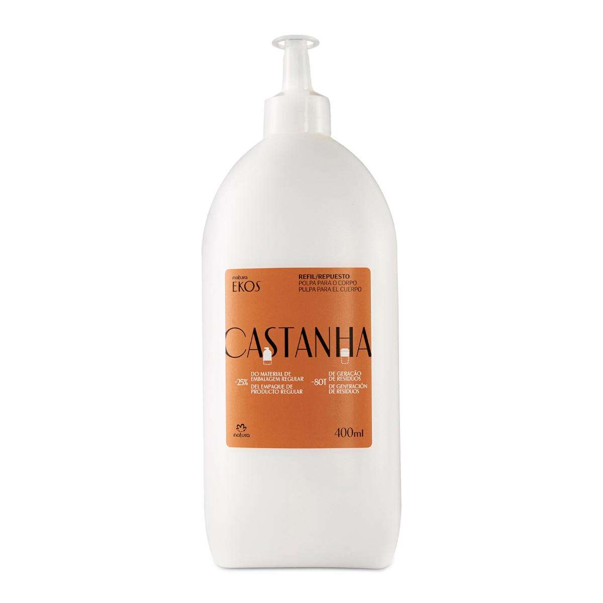 Refil Hidratante Para o Corpo Castanha Ekos - 400ml