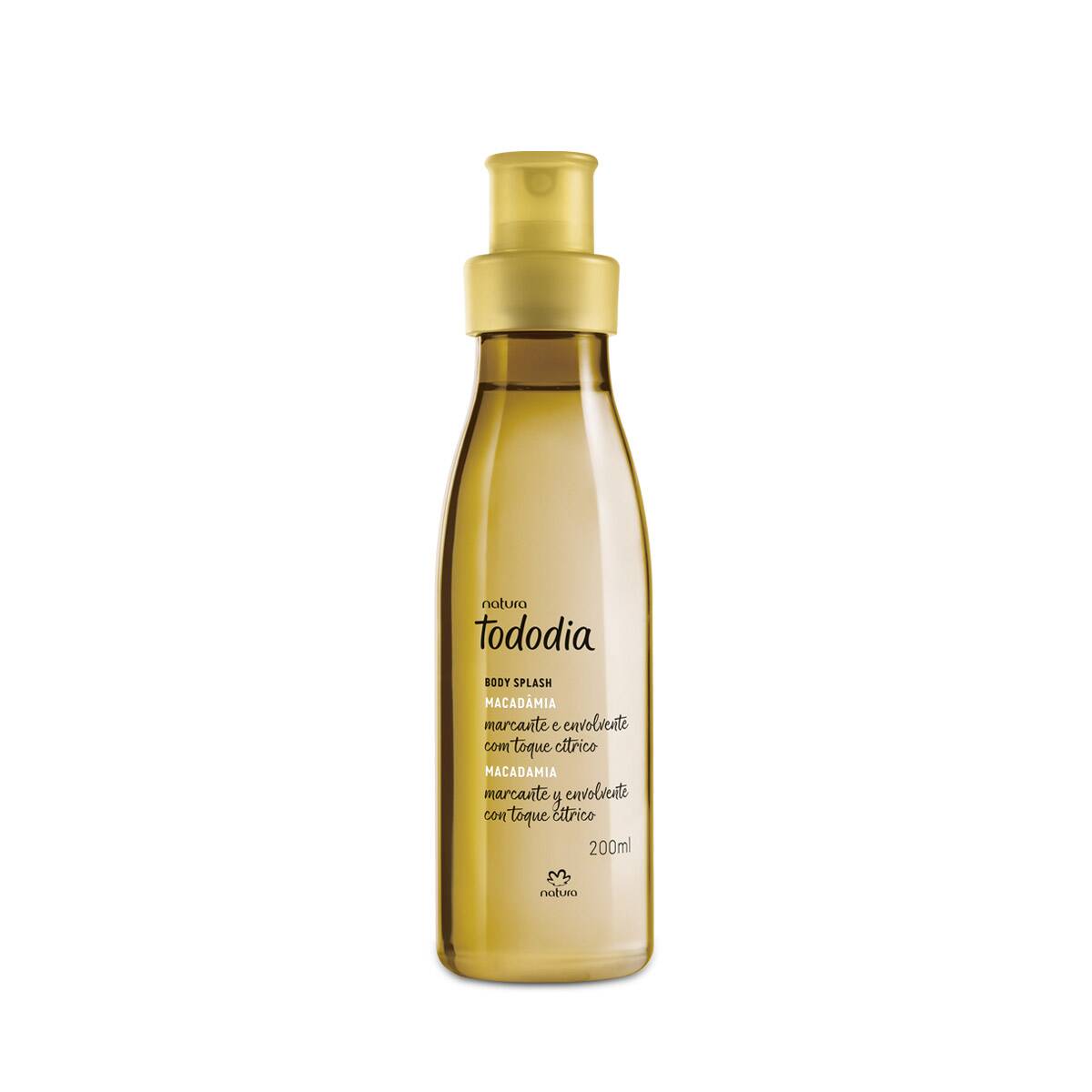 Body Splash Macadamia 200ml Tododia - Natura