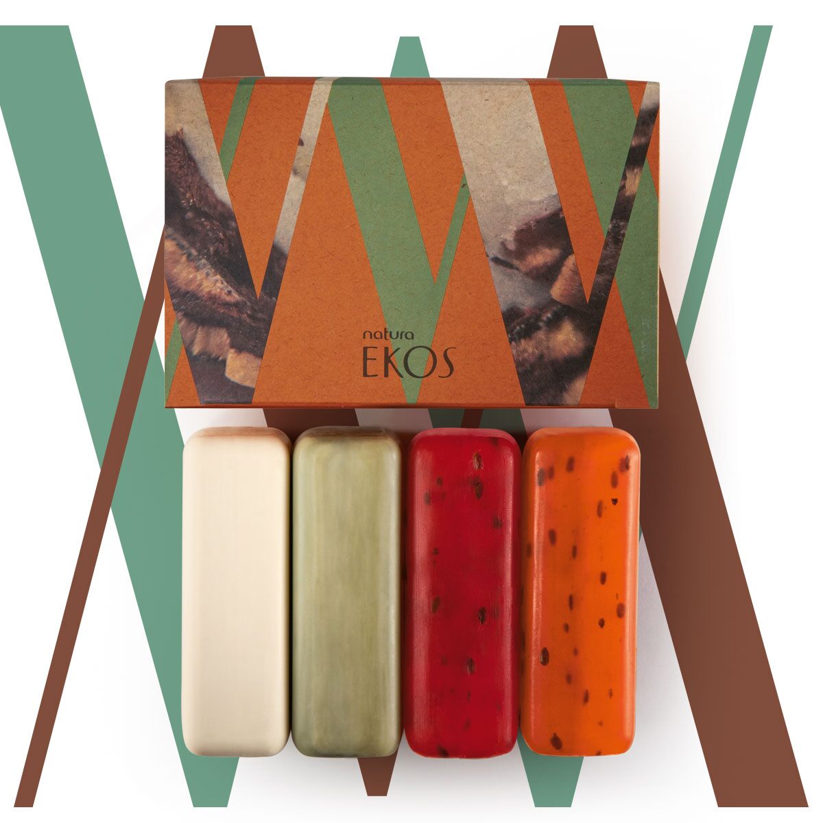 Ekos Sabonete em Barra Puro Vegetal  4un de 100g Natura