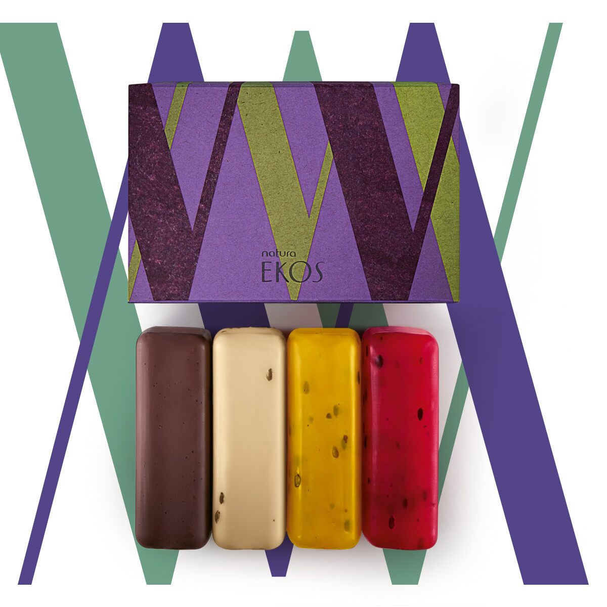 Ekos Sabonete em Barra Puro Vegetal  4un de 100g Natura