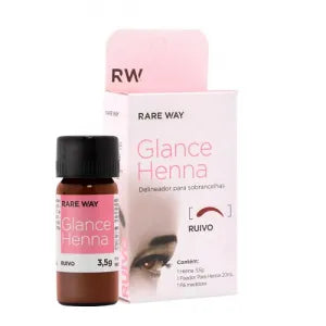 Henna for Eyebrows Glance e Ruivo Rare Way