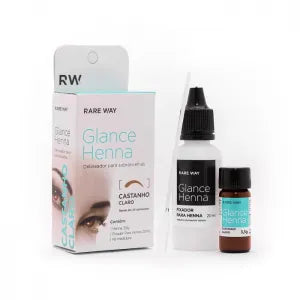 Henna for Eyebrows Glance Castanho Claro Rare Way