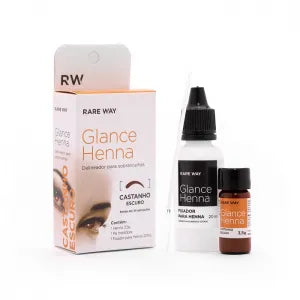 Henna for Eyebrows Glance Castanho Escuro Rare Way