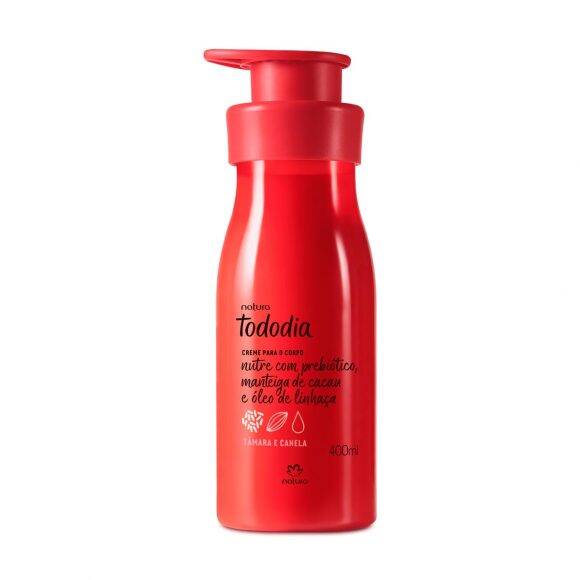 Tododia Tâmara e Canela Nourishing Deodorant Body Cream 400ml