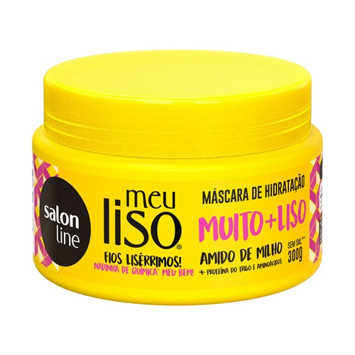 Máscara Meu Liso Muito+Liso Amido de Milho Salon Line 300g
