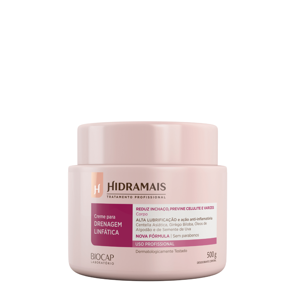 Hidramais Creme para Drenagem Linfática 500g