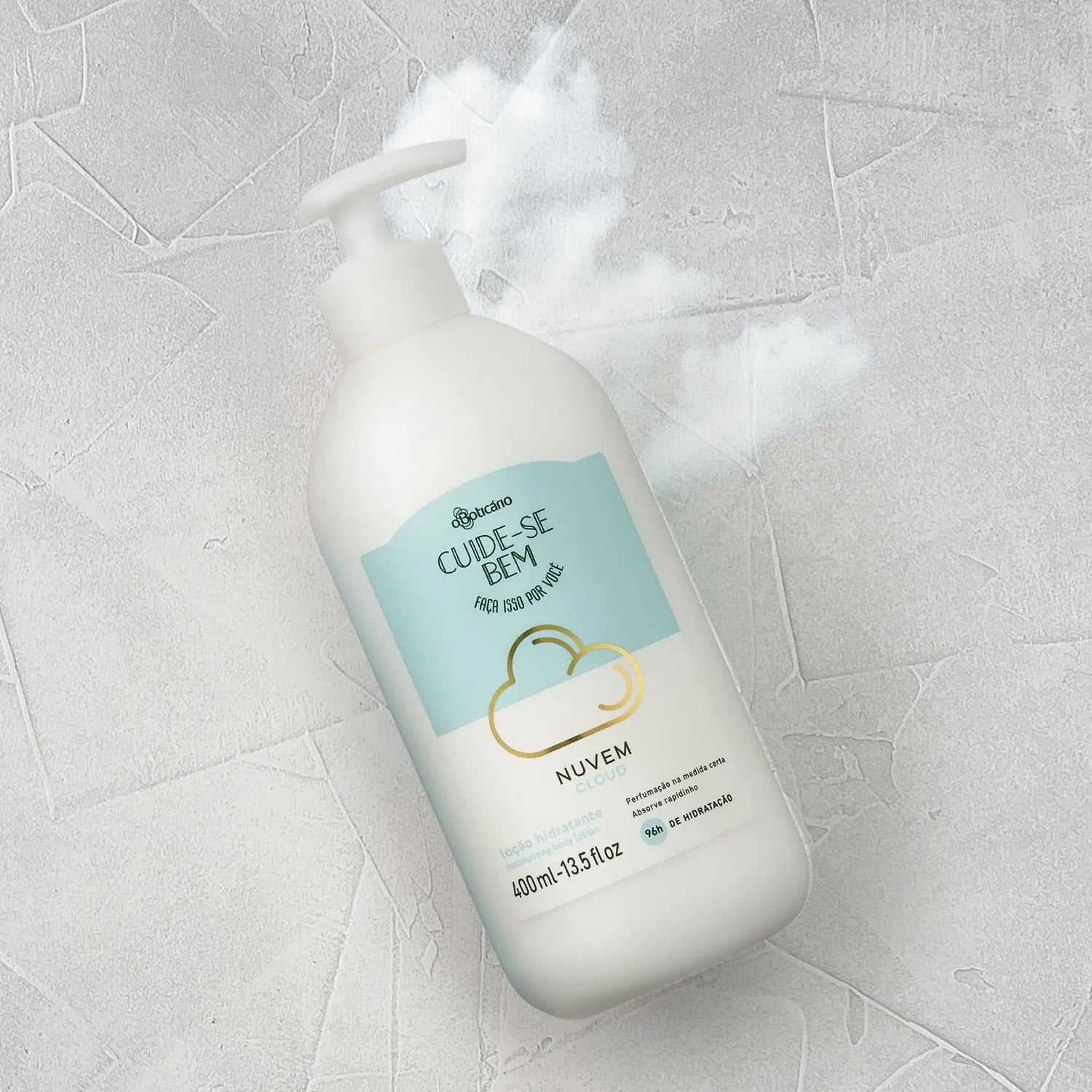 Cuide-Se Bem Nuvem Moisturizing Body Lotion, 400 ml