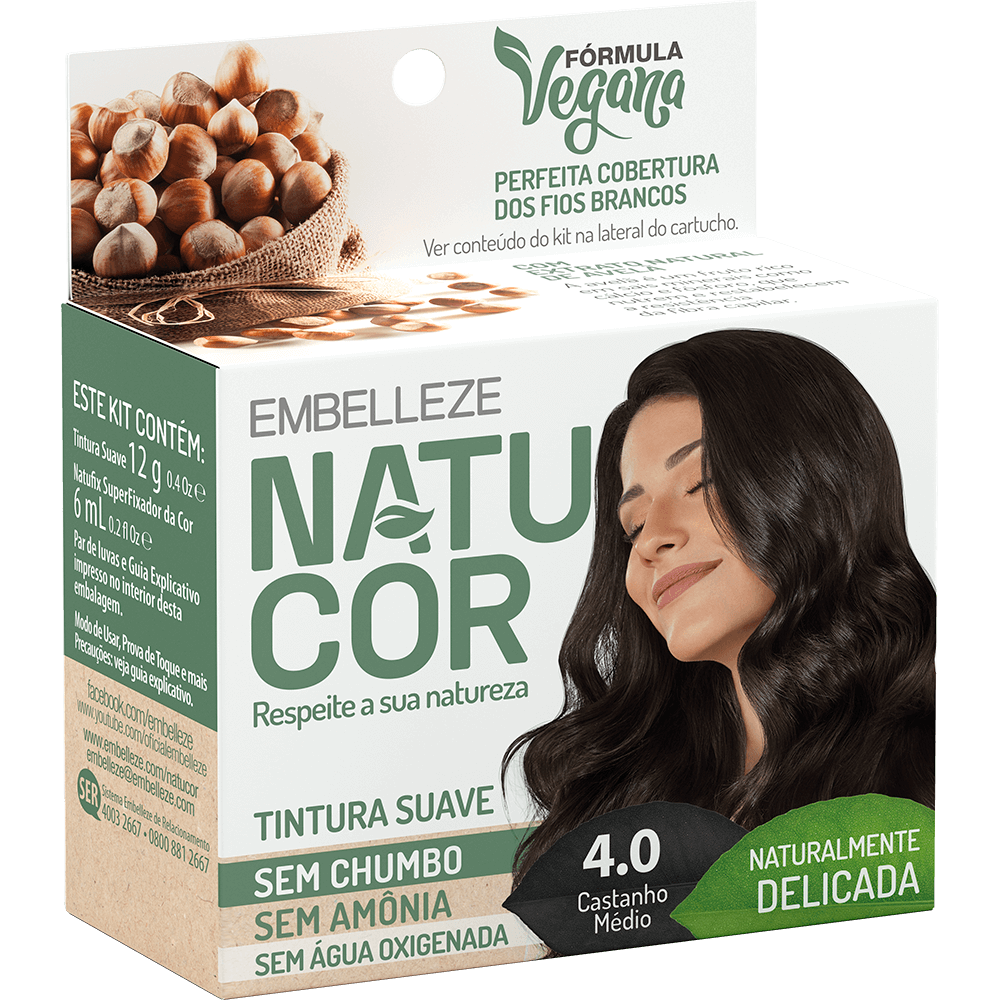 Natucor Powder Dye 4.0 - Medium Brown