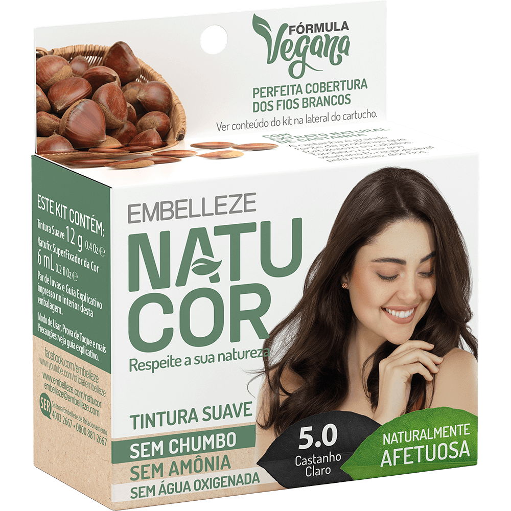 Natucor Powder Dye 5.0 - Light Brown